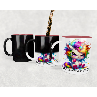 NöANIMALS! Nö ! einfach Nö ! cute Animal Einhorn "Emmy"  MAGIC WOW Kaffeetasse / Teetasse pink