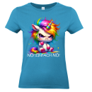 NöANIMALS Nö ! einfach Nö! cute Animal Einhorn Emmy  Women Basic T-Shirt 10 farben