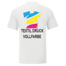 T-Shirt Herren weiß, Fruit of the Loom Basic mit...