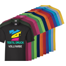 T-Shirt Herren farbig Fruit of the Loom Basic mit CMYK...