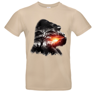 Afrika Motive Löwe - Gorilla - Giraffe - Tiger  Unisex Premium T-Shirt