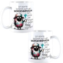 Morgenmensch Schaf Wolli Design Büro Kaffee Teetasse