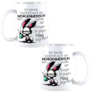 Morgenmensch Hase Bunny Design Büro Kaffee Teetasse