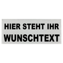 Reflex Rückenschild silber matt 26x10 cm mit...