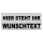 Reflex Rückenschild silber matt 26x10 cm mit Wunschaufdruck passend für Tactical Vest