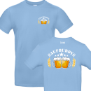 Funnywords® - Saufbuddys Premium JGA / Vatertag T-Shirt doppelseiten print
