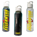 Feuerwehr 2510 Trinkflasche transparent 500ml  inkl. Wunschnamen