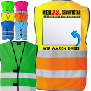 Geburtstags Warnweste Mobiles Gästebuch  - 18....