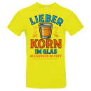 Korn im Glas - Sorgenfrei im Kopf Fun Spass Unisex Shirt S-5XL QR-Code Shirt