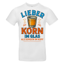 Korn im Glas - Sorgenfrei im Kopf Fun Spass Unisex Shirt S-5XL QR-Code Shirt