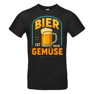 Bier ist mein Gemüse Fun Spass Unisex Shirt S-5XL QR-Code Shirt