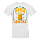 Bier ist mein Gemüse Fun Spass Unisex Shirt S-5XL QR-Code Shirt