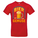 Bier ist mein Gemüse Fun Spass Unisex Shirt S-5XL QR-Code Shirt