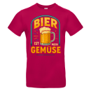 Bier ist mein Gemüse Fun Spass Unisex Shirt S-5XL QR-Code Shirt