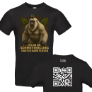 Ich bin ein Schmetterling - und ich kann fliegen - Grolilla Yeti Viral KI Shirt - Unisex Shirt S-5XL