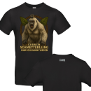 Ich bin ein Schmetterling - und ich kann fliegen - Grolilla Yeti Viral KI Shirt - Unisex Shirt S-5XL
