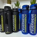 Feuerwehr Trinkflasche 9120 farbig 1000ml  inkl. Wunschnamen