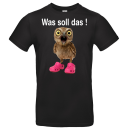 Was soll das! EULE Pink Shoes Funny Shirt Unisex Premium T-Shirt
