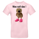 Was soll das! EULE Pink Shoes Funny Shirt Unisex Premium T-Shirt