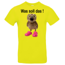 Was soll das! EULE Pink Shoes Funny Shirt Unisex Premium T-Shirt