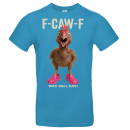 F-caw-F - Was soll das! Chicken Pink Shoes Funny Shirt...