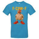 F-CAW-F Was soll das ! Naked Chicken and Red Shoes Funny Shirt Unisex Premium T-Shirt