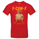 F-CAW-F Was soll das ! Naked Chicken and Red Shoes Funny Shirt Unisex Premium T-Shirt