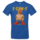 F-CAW-F Was soll das ! Naked Chicken and Red Shoes Funny Shirt Unisex Premium T-Shirt