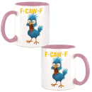 F-CAW-F BLUE Chicken Huhn Design Büro Kaffee Teetasse