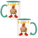 F-CAW-F Was soll das ! Naked Chicken and red shoes Design...