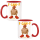 F-CAW-F Was soll das ! Naked Chicken and red shoes Design Büro Kaffee Teetasse