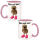 was soll das ! Statement Tasse Eule mit Neonpinken Schuhen Design Büro Kaffee Teetasse