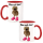was soll das ! Statement Tasse Eule mit Neonpinken Schuhen Design Büro Kaffee Teetasse