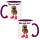 was soll das ! Statement Tasse Eule mit Neonpinken Schuhen Design Büro Kaffee Teetasse