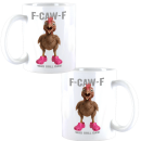 F-caw-F - Was soll das! Chicken Pink Shoes Funny Design Büro Kaffee Teetasse