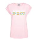 Ich fühl mich Disco Women Extended Shoulder T-Shirt