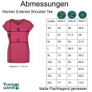Ich fühl mich Disco Women Extended Shoulder T-Shirt