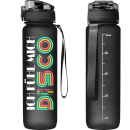 Ich fühl mich Disco Trinkflasche farbig 1000ml