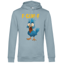 F-CAW-F Blue Chicken Huhn Unisex Premium Hoodie