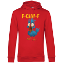 F-CAW-F Blue Chicken Huhn Unisex Premium Hoodie
