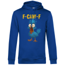 F-CAW-F Blue Chicken Huhn Unisex Premium Hoodie