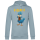 F-CAW-F Blue Chicken Huhn Unisex Premium Hoodie