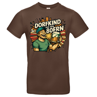 Dorfkind aus den 80 er Retro Shirt Unisex Premium T-Shirt