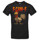 F-CAW-F Halloween Skelett Edition FunnyChicken / Huhn T-Shirt Unisex Premium T-Shirt