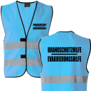 2in1 Brandschutzhilfe Evakuierungshilfe Warnweste Sonderfarbe in 6 größen