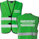 2in1 Brandschutzhilfe Evakuierungshilfe Warnweste Sonderfarbe in 6 größen