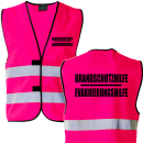 2in1 Brandschutzhilfe Evakuierungshilfe Warnweste Sonderfarbe in 6 größen