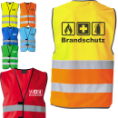 Brandschutz-Warnweste mit Piktogramm – M bis 7XL
