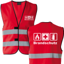 Brandschutz-Warnweste mit Piktogramm – M bis 7XL
