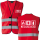 Brandschutz-Warnweste mit Piktogramm – M bis 7XL farbe: rot df: weiß-größe 7XL = 170 cm Umfang-doppelseitig (+ brust links)